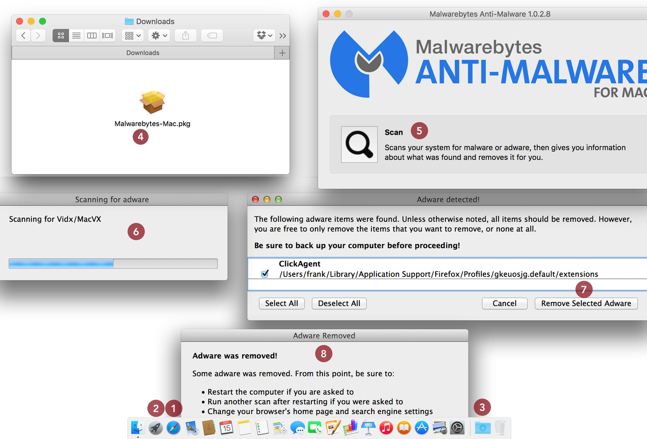 uninstalling malwarebytes mac
