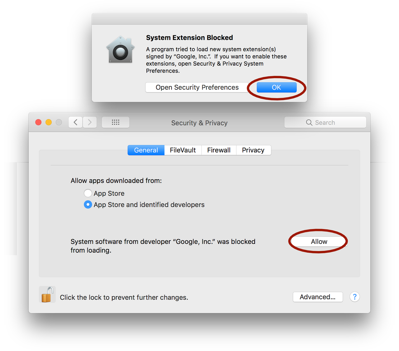 how do you update the password for a google account on a mac