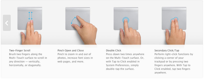 Use Multi-Touch gestures - Apple Support